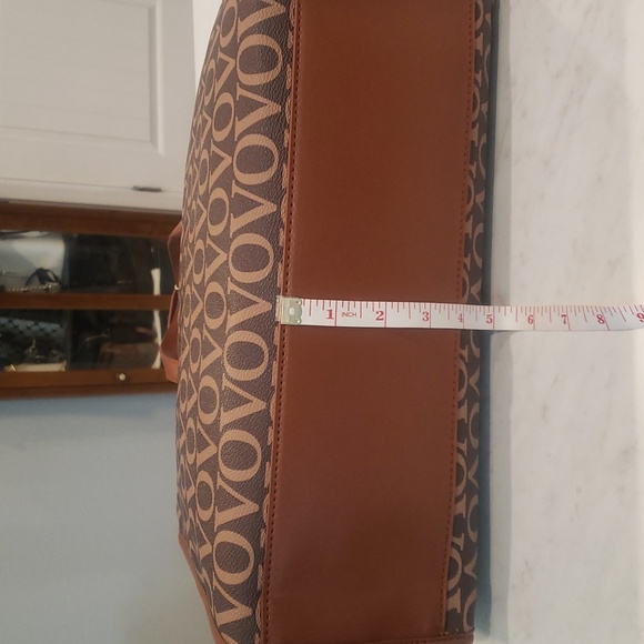 Valentino Orlandi VOVO  Large Italian Crossbody Bag Brown Strap NWT - Picture 11 of 11